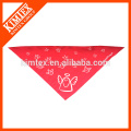 Foulard imprimé à la main triangulaire personnalisé féminin Bandana